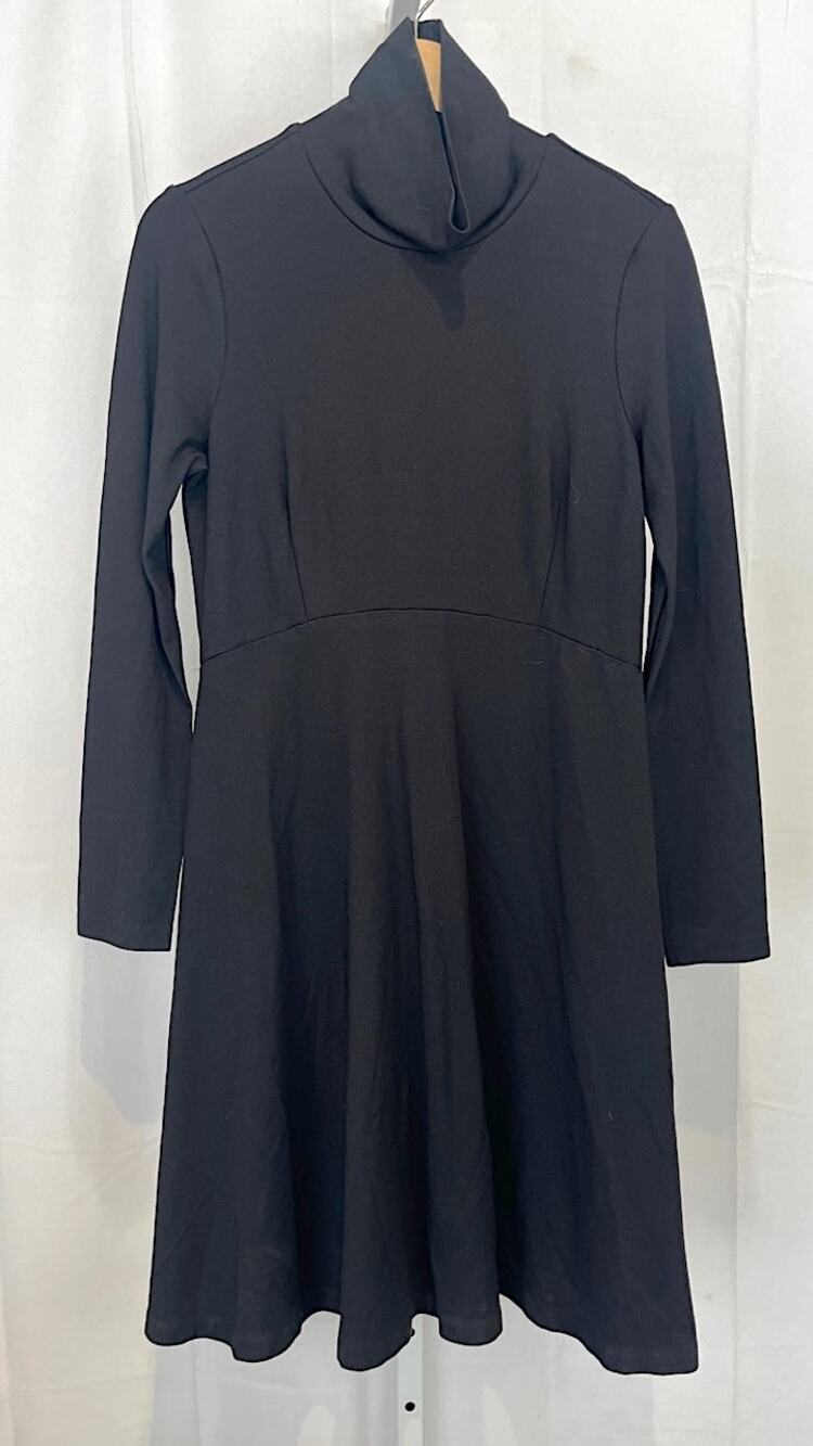 SERAPHINE Vanessa Turtleneck Dress Long Sleeve Maternity Postpartum Black Size 8